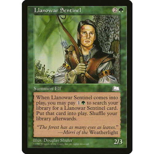Llanowar Sentinel - WTH