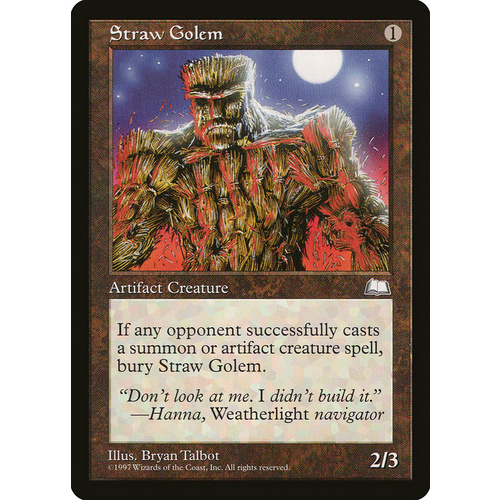 Straw Golem - WTH