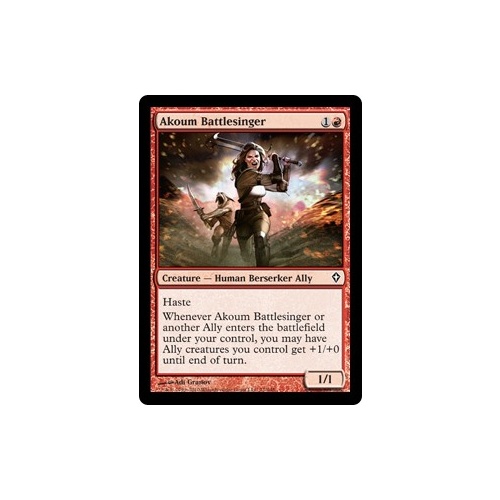 Akoum Battlesinger FOIL - WWK