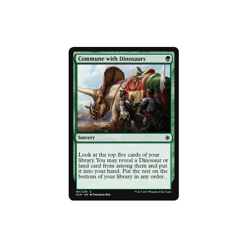 Commune with Dinosaurs FOIL - XLN