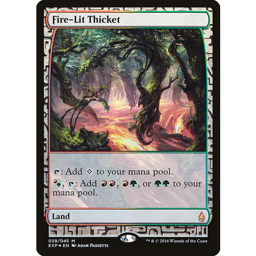 Fire-Lit Thicket FOIL Expedition