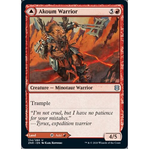 Akoum Warrior // Akoum Teeth - ZNR