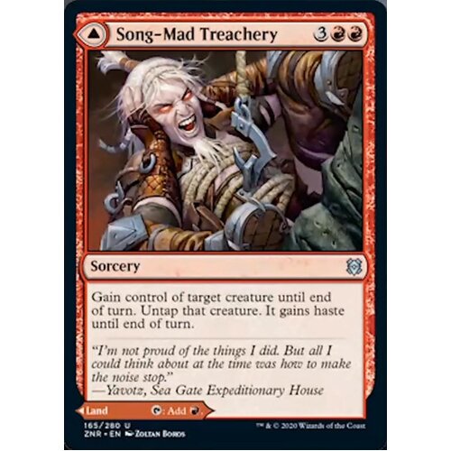 Song-Mad Treachery // Song-Mad Ruins - ZNR