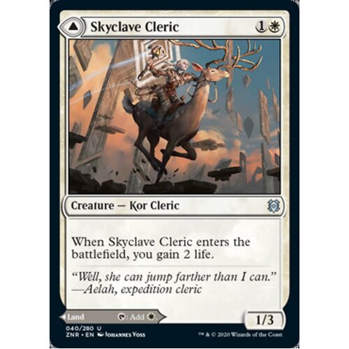 Skyclave Cleric // Skyclave Basilica FOIL - ZNR