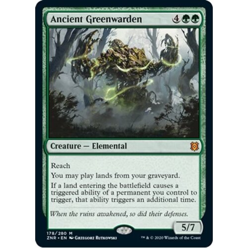 Ancient Greenwarden FOIL - ZNR