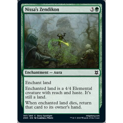Nissa's Zendikon FOIL - ZNR