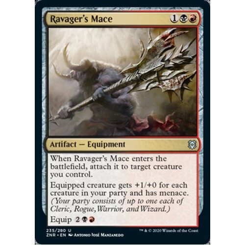 Ravager's Mace FOIL - ZNR