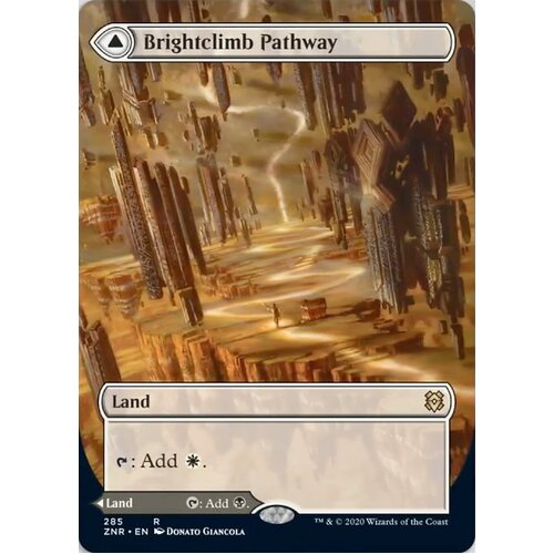 Brightclimb Pathway // Grimclimb Pathway (Borderless Alternate Art) FOIL - ZNR