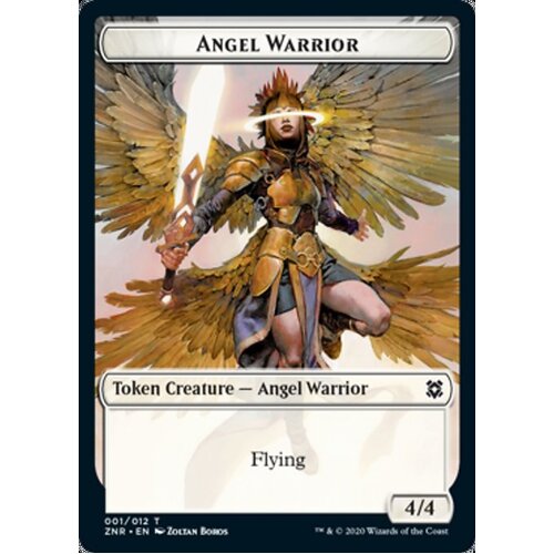 2 x Angel Warrior Token - ZNR