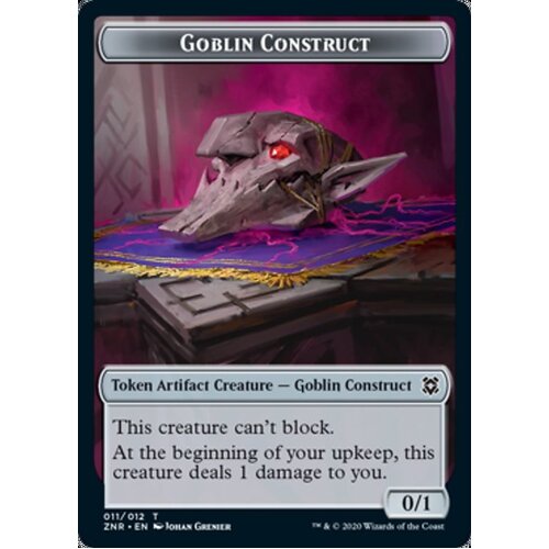 2 x Goblin Construct Token - ZNR