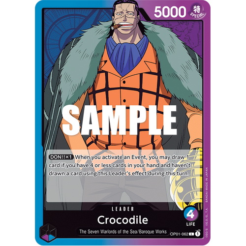 Crocodile (062) - OP-01