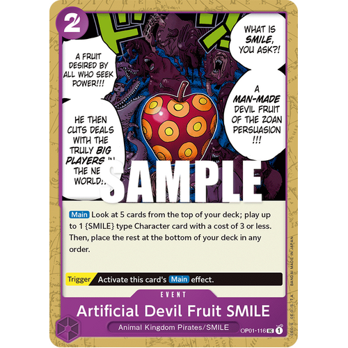 Artificial Devil Fruit SMILE - OP-01