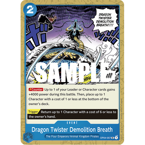 Dragon Twister Demolition Breath - OP04