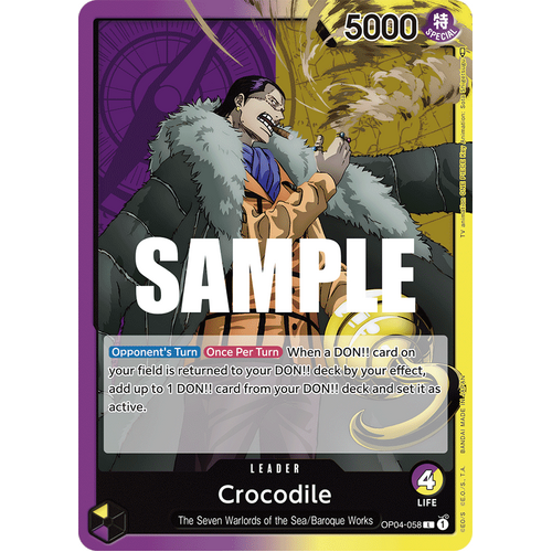 Crocodile (058) - OP04