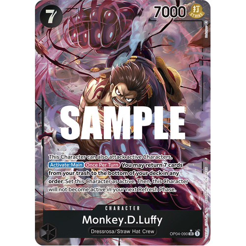 Monkey.D.Luffy (090) (Alternate Art) - OP04