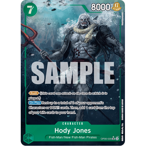 Hody Jones (035) (Alternate Art) - OP06