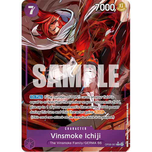 Vinsmoke Ichiji (061) (Alternate Art) - OP06