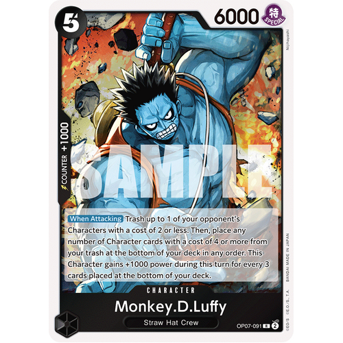 Monkey.D.Luffy (091) - OP07 | Decked Out Gaming
