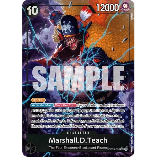 Marshall.D.Teach (093) (Alternate Art) - OP09