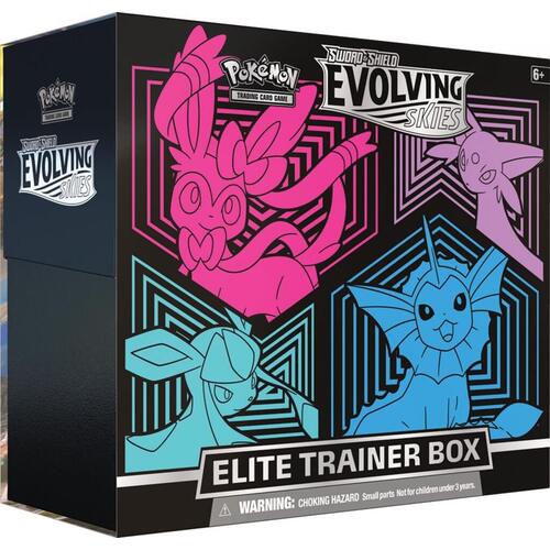 Pokemon TCG Sword and Shield Evolving Skies Elite Trainer Box