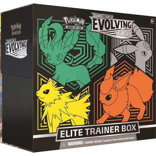 Pokemon TCG Sword and Shield Evolving Skies Elite Trainer Box