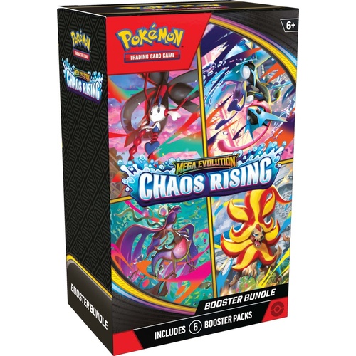 PREORDER Pokemon TCG Chaos Rising Booster Bundle