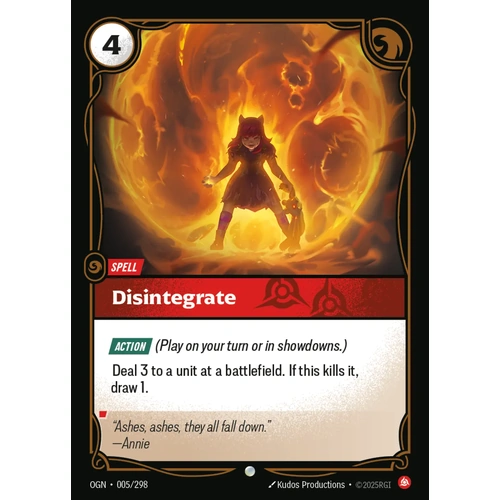 Disintegrate FOIL - OGN (005)