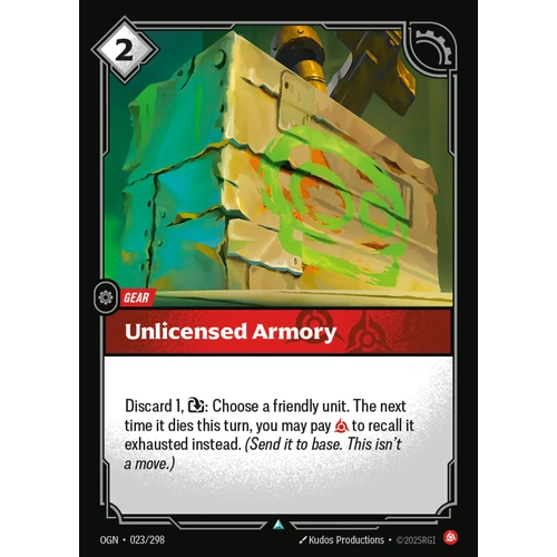 Unlicensed Armory FOIL - 023