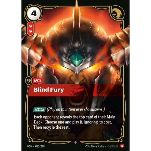 Blind Fury FOIL - 025