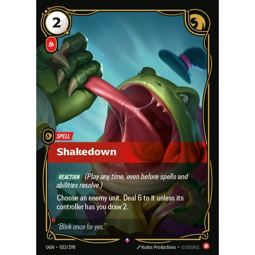 Shakedown FOIL - 033