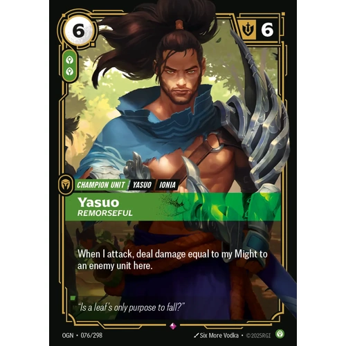 Yasuo - Remorseful FOIL - 076