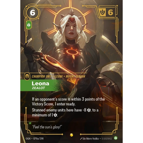 Leona - Zealot (Alternate Art) FOIL - 079a