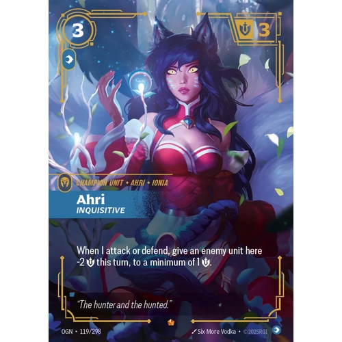 Ahri - Inquisitive FOIL - OGN (119)