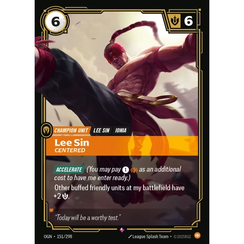 Lee Sin - Centered FOIL - 151