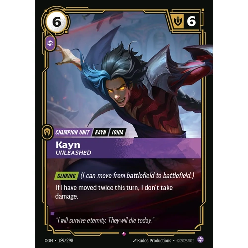 Kayn - Unleashed FOIL - 189