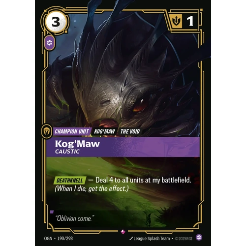 Kog'Maw - Caustic FOIL - 190