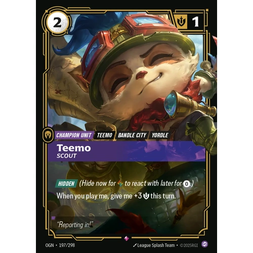 Teemo - Scout FOIL - 197