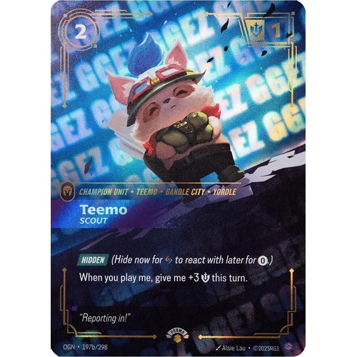 Teemo - Scout (GG EZ) FOIL - OGN (197b)