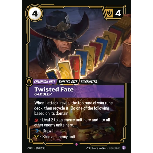 Twisted Fate - Gambler FOIL - 200