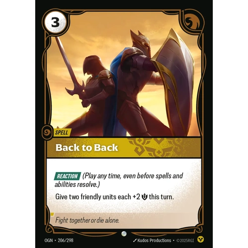 Back to Back FOIL - OGN (206)