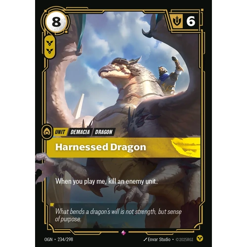 Harnessed Dragon FOIL - OGN (234)