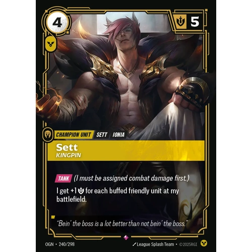 Sett - Kingpin FOIL - 240