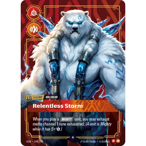 Volibear - Relentless Storm FOIL - OGN (249)
