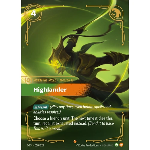 Highlander FOIL - 020