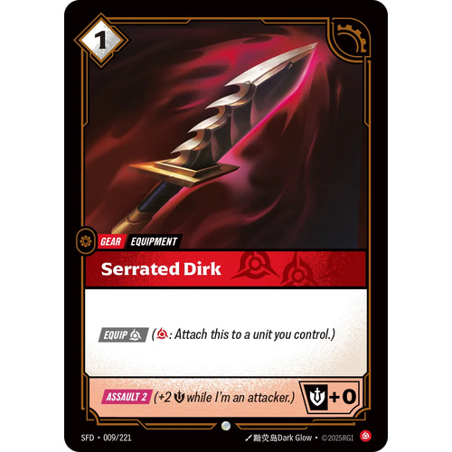 Serrated Dirk - SFD (009)