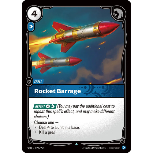 Rocket Barrage - SFD (077)