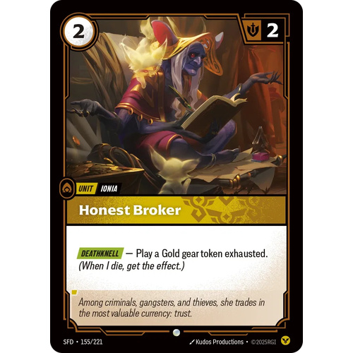 Honest Broker - SFD (155)
