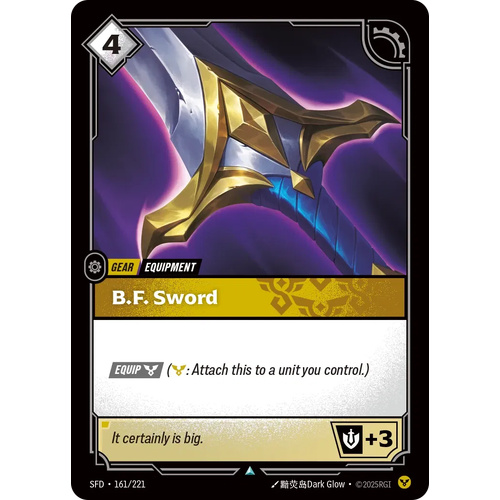 B.F. Sword - SFD (161)