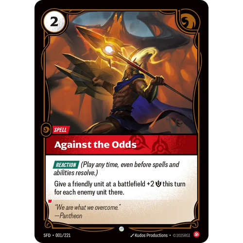 Against the Odds FOIL - SFD (001)