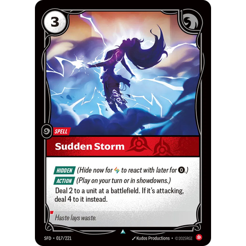 Sudden Storm FOIL - SFD (017)